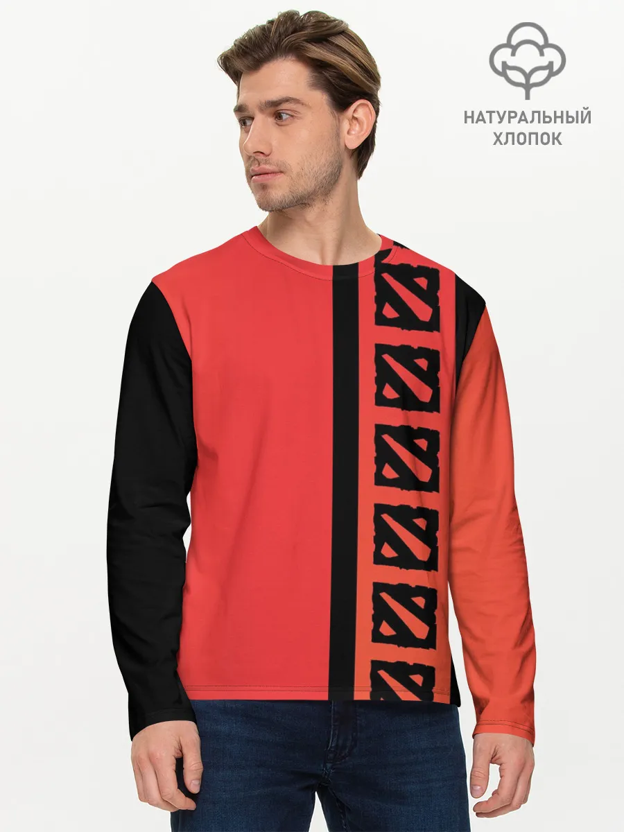 Мужской лонгслив базовый / Dota 2