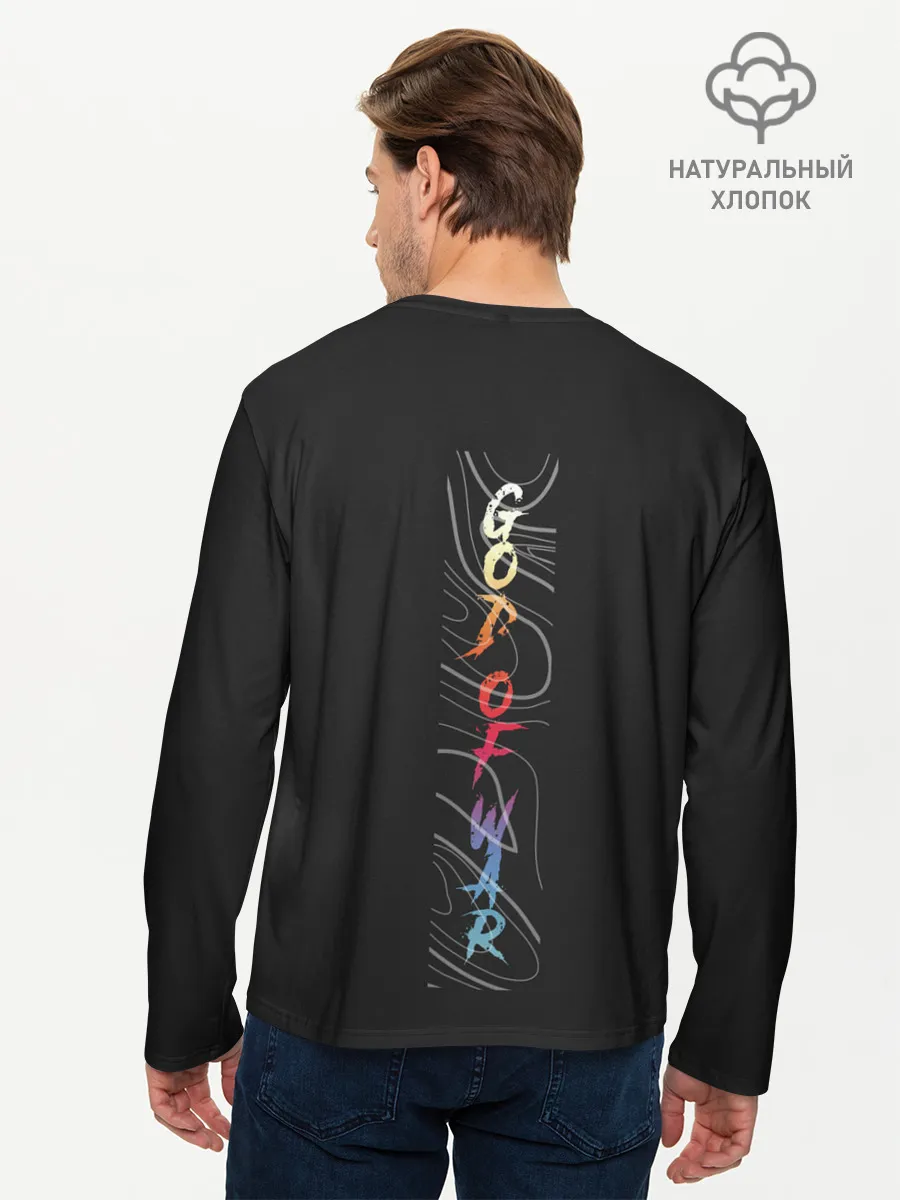 Мужской лонгслив базовый / Rainbow of war