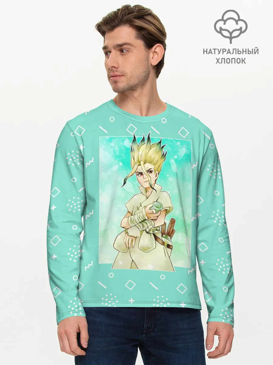 Мужской лонгслив базовый / Сэнку