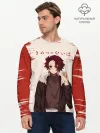 Мужской лонгслив базовый / Танджиро Камадо Kimetsu no Yaiba