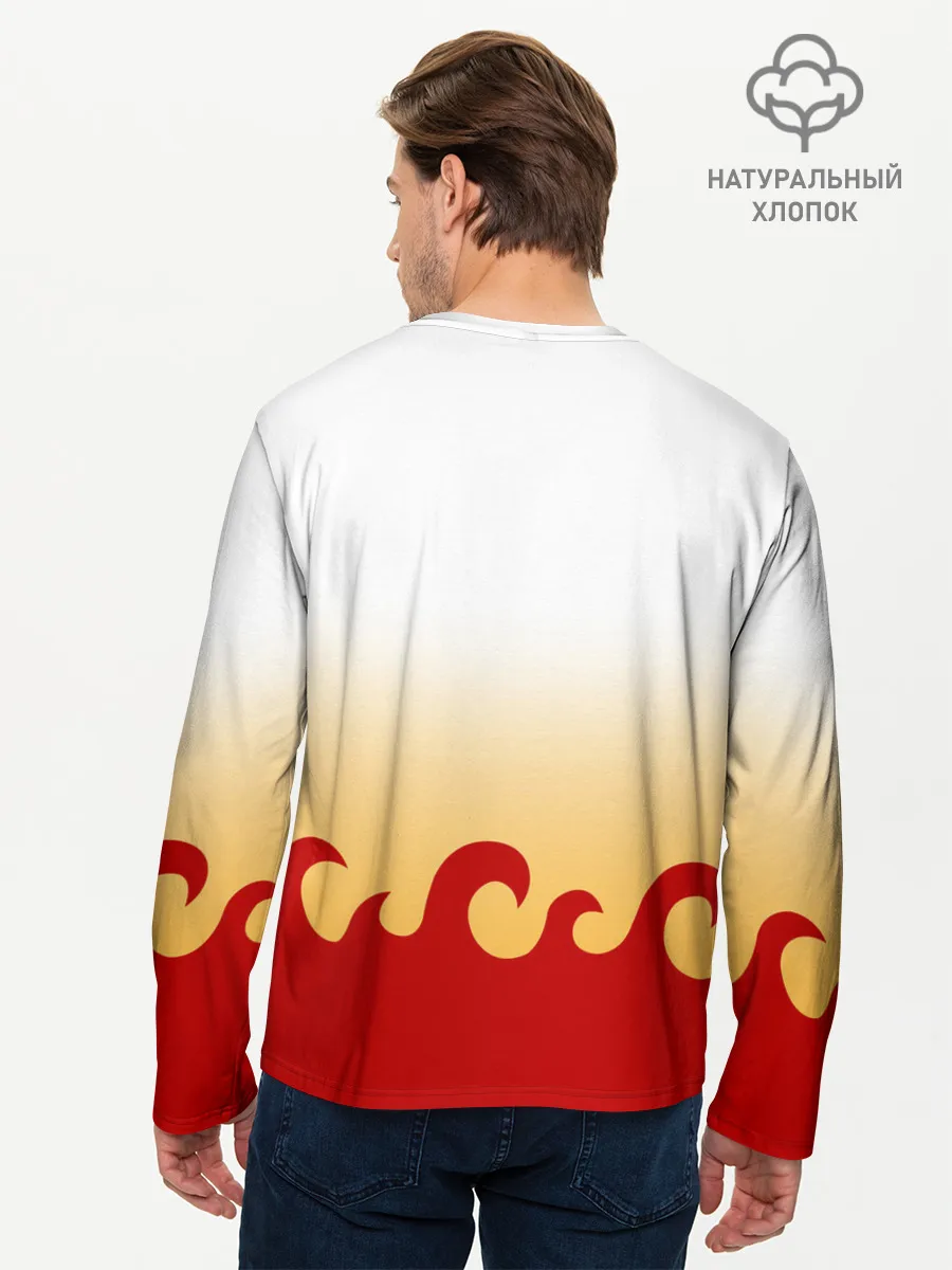 Мужской лонгслив базовый / ШИНДЖУРО РЕНГОКУ / KNY