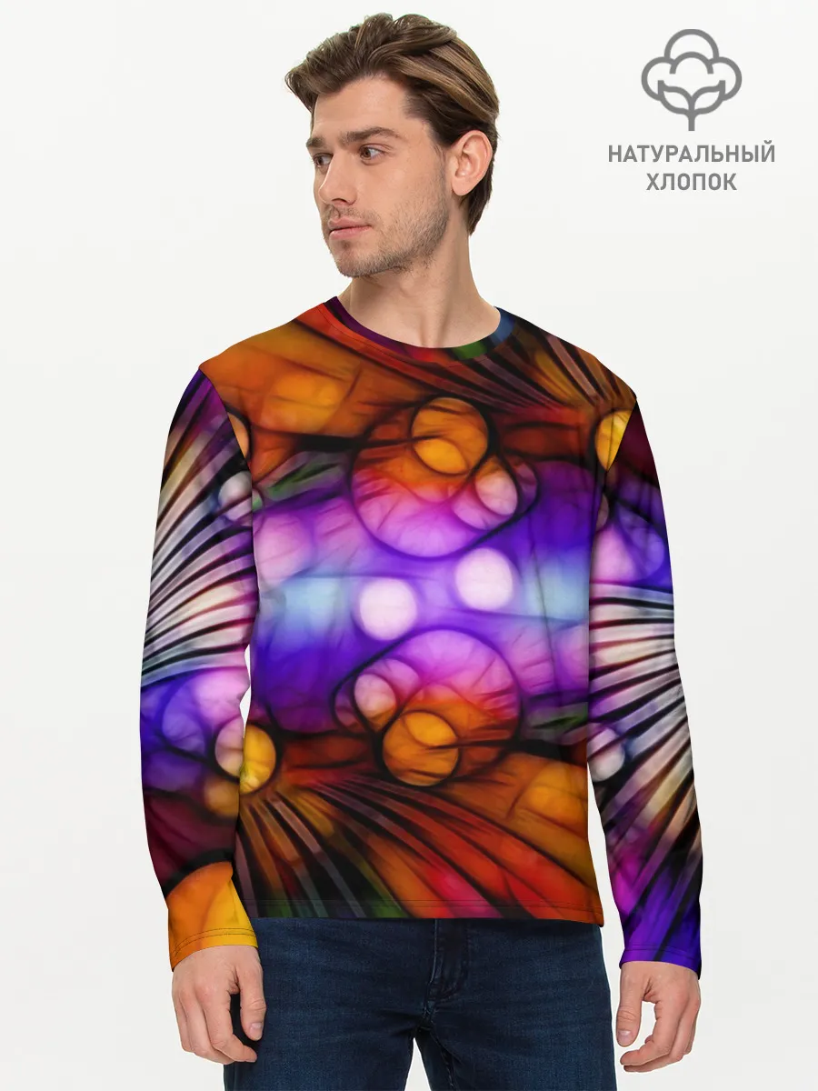 Мужской лонгслив базовый / Яркое преображение