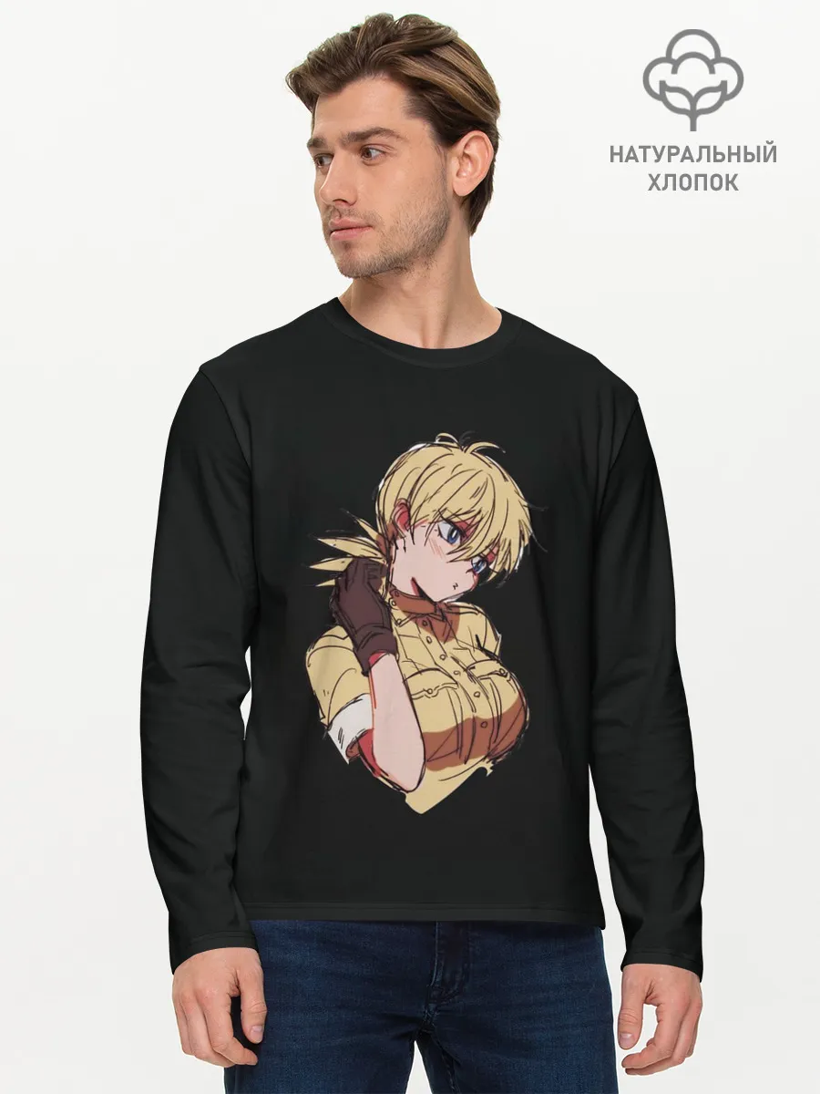 Мужской лонгслив базовый / Виктория Серас