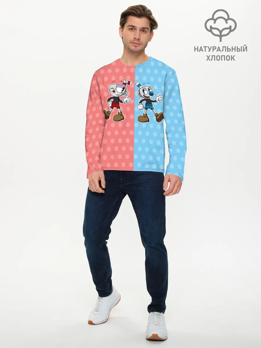 Мужской лонгслив базовый / caphead