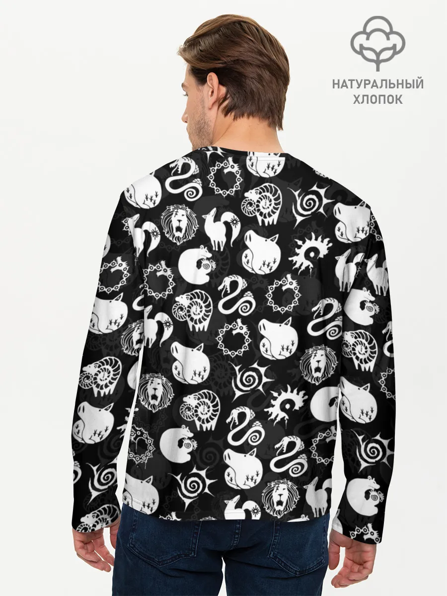 Мужской лонгслив базовый / SEVEN DEADLY SINS СИМВОЛЫ