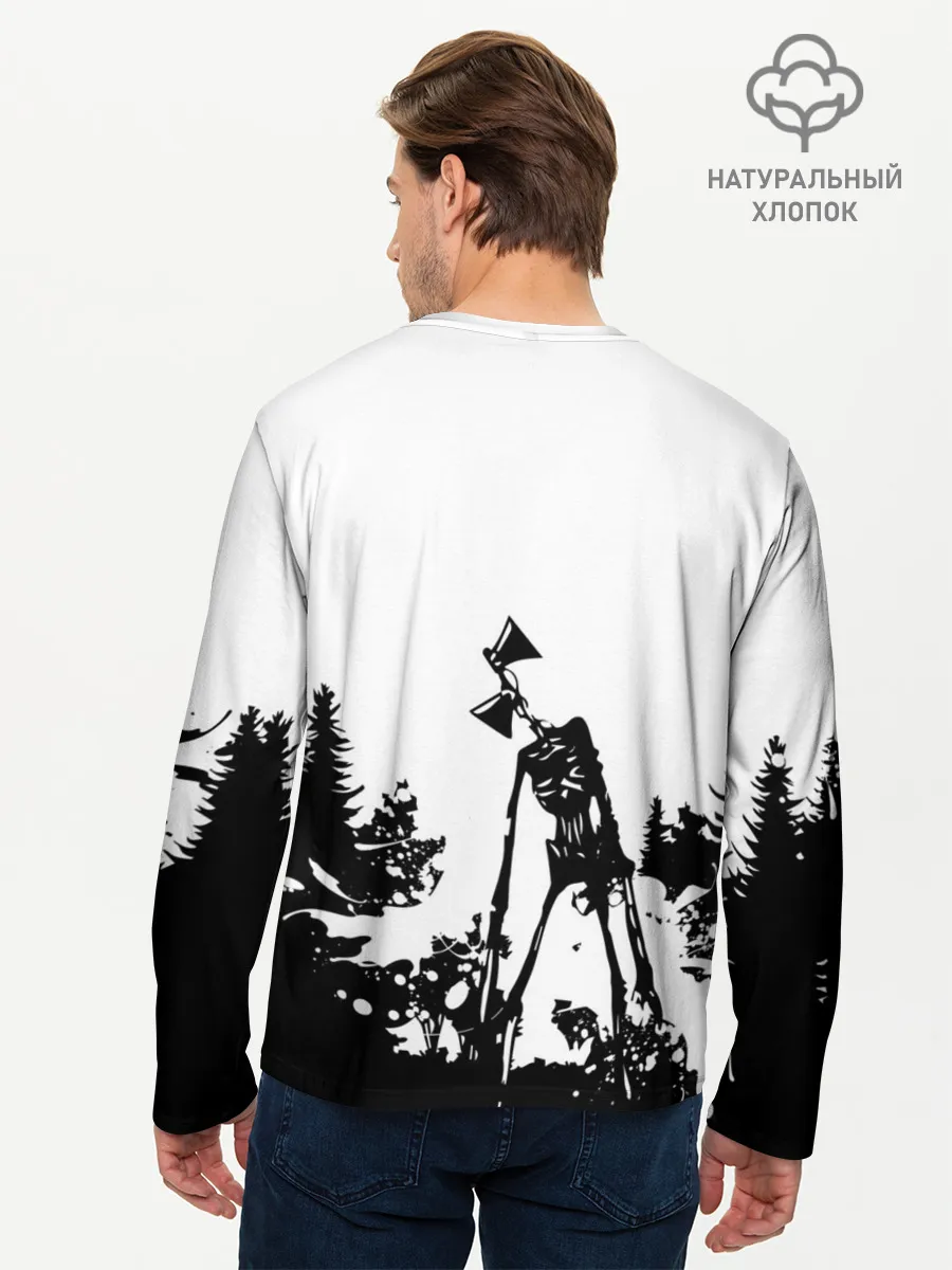 Мужской лонгслив базовый / Лес сиреноголового