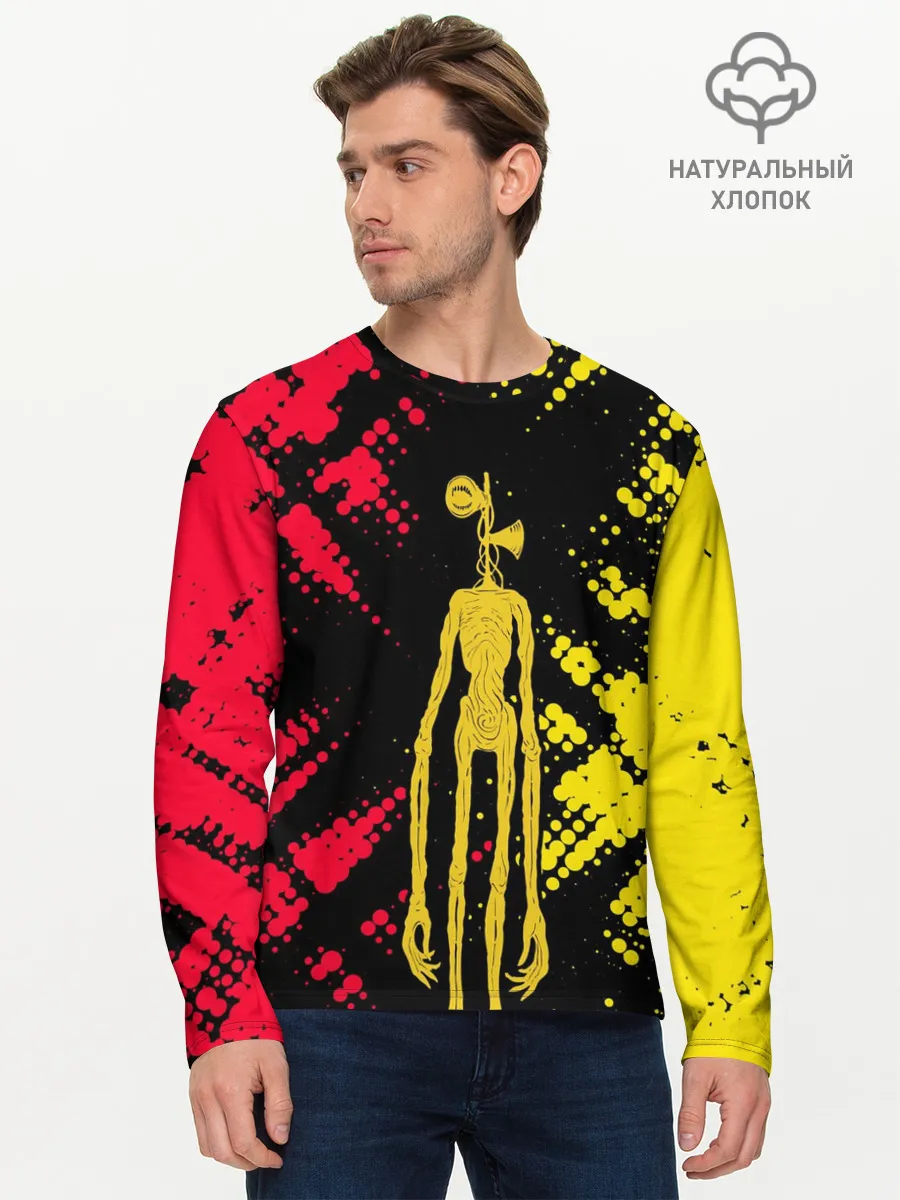 Мужской лонгслив базовый / СИРЕНОГОЛОВЫЙ