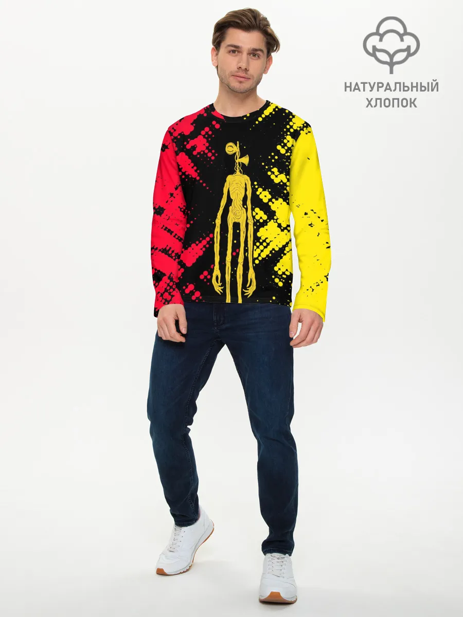 Мужской лонгслив базовый / СИРЕНОГОЛОВЫЙ