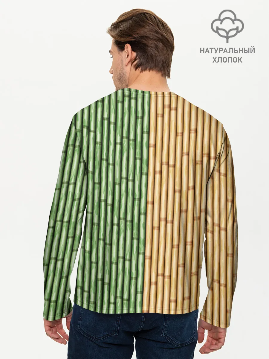 Мужской лонгслив базовый / Bamboo