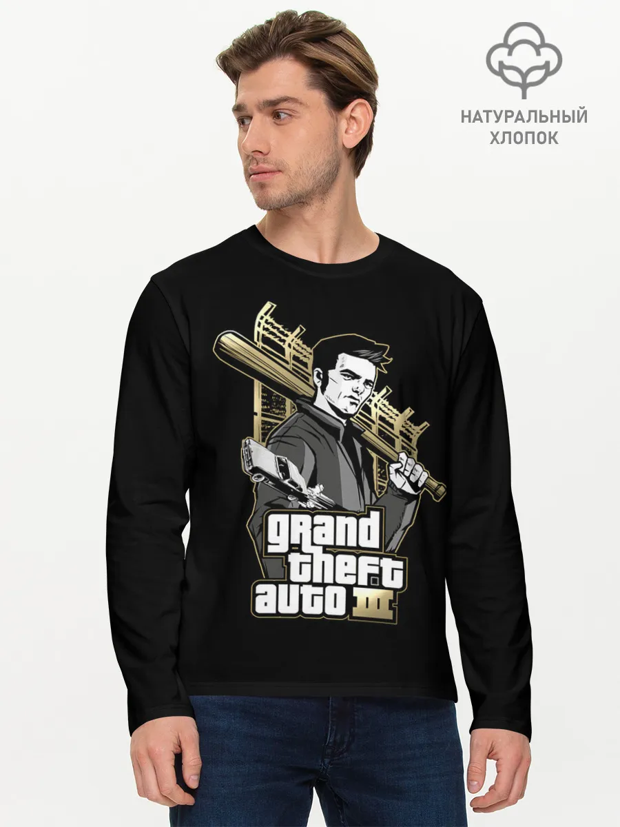 Мужской лонгслив базовый / Клод | GTA 3
