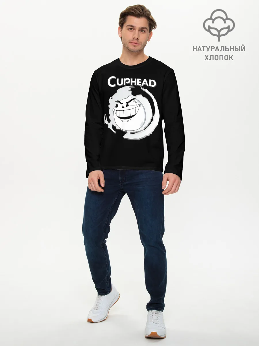 Мужской лонгслив базовый / босс caphead