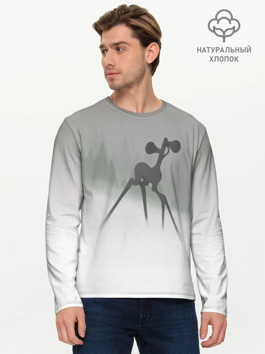 Мужской лонгслив базовый / Сиренеголовый олень