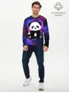 Мужской лонгслив базовый / Space Panda