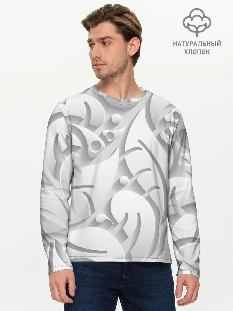 Мужской лонгслив базовый / SKULPTOR