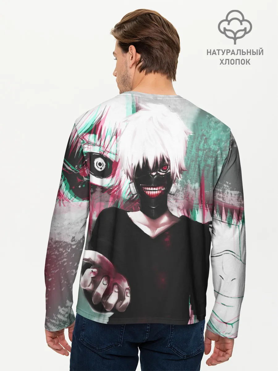 Мужской лонгслив базовый / Полугуль Канеки