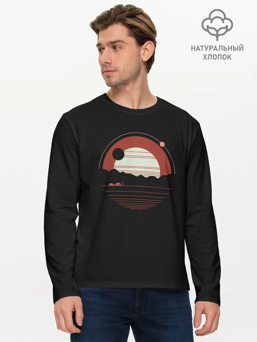Мужской лонгслив базовый / The last person in the world