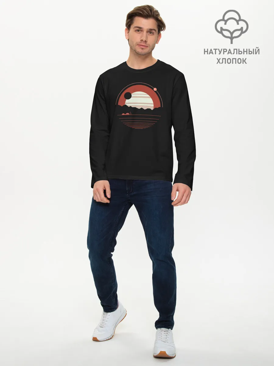 Мужской лонгслив базовый / The last person in the world