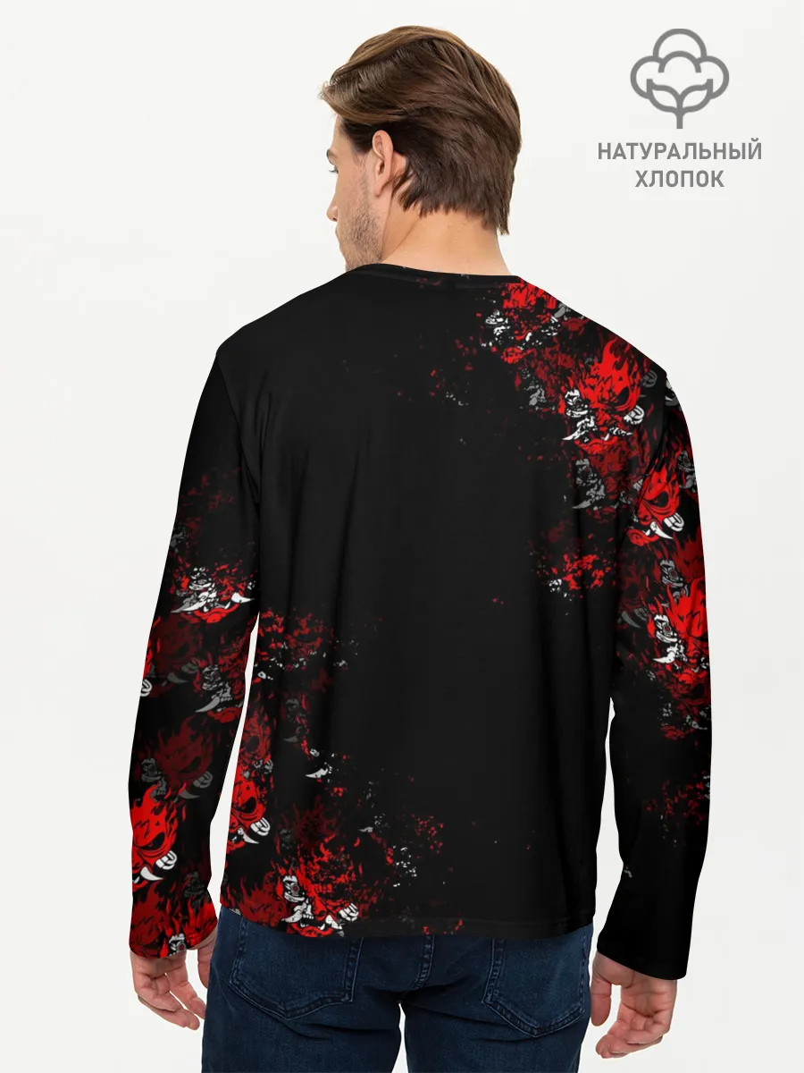 Мужской лонгслив базовый / SAMURAI / CYBERPUNK 2077