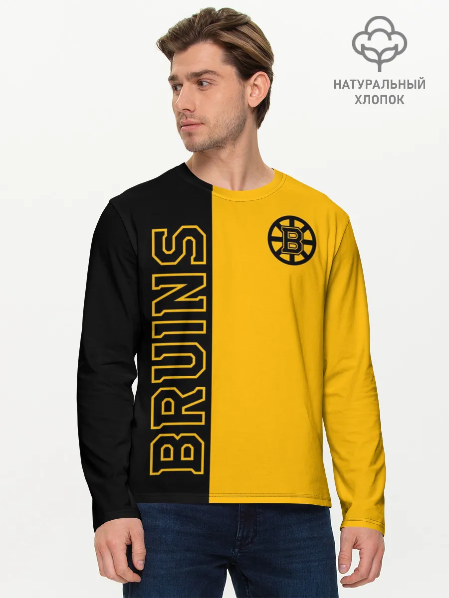 Мужской лонгслив базовый / NHL BOSTON BRUINS