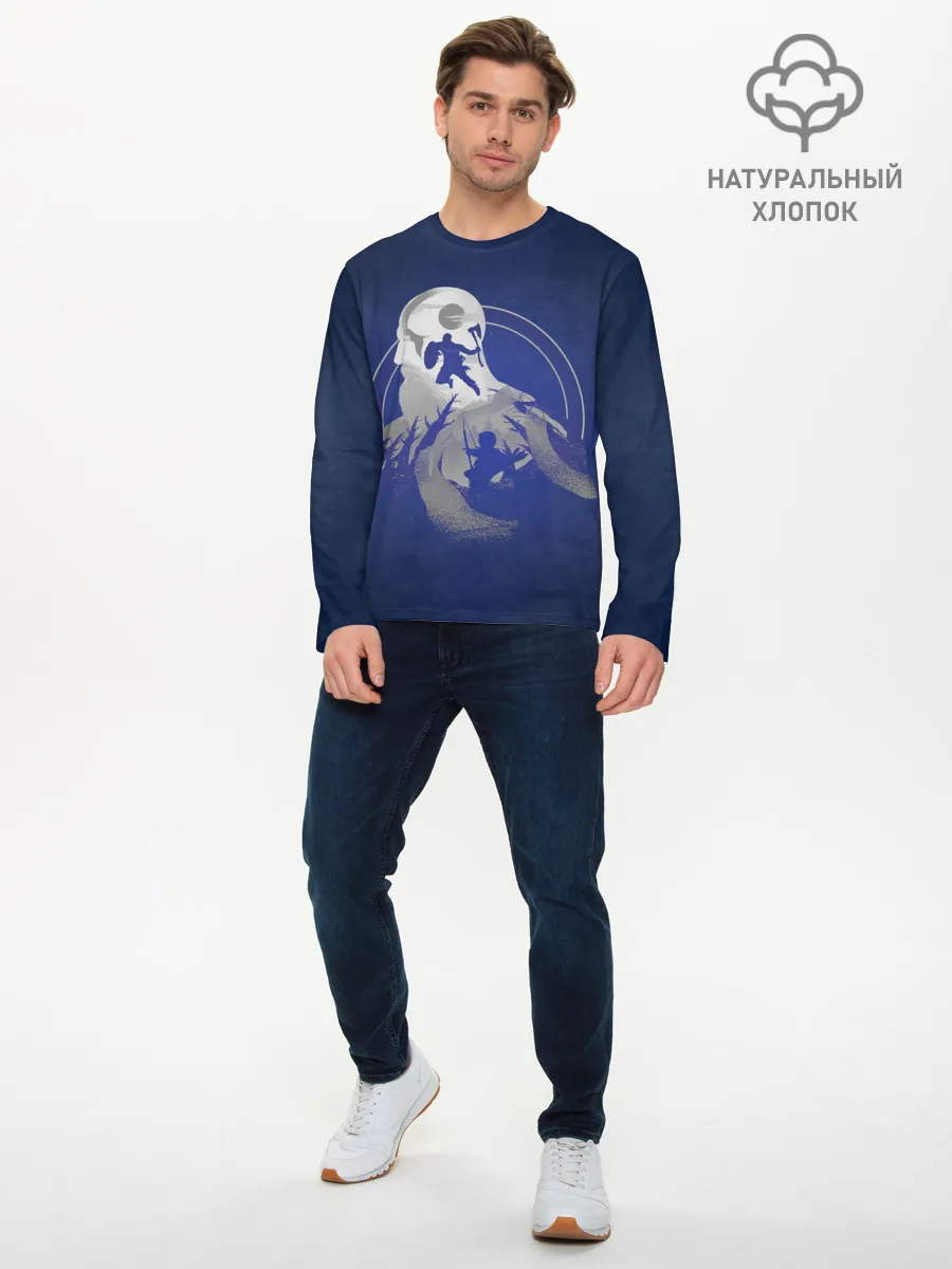 Мужской лонгслив базовый / Gods family