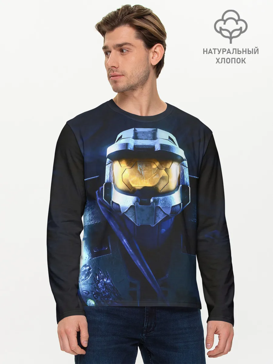 Мужской лонгслив базовый / Последний Спартанец