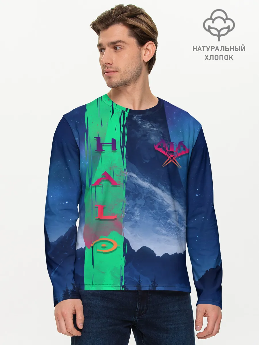 Мужской лонгслив базовый / HALO Ring