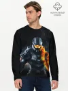 Мужской лонгслив базовый / Halo x Battlefield