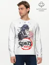 Мужской лонгслив базовый / Обанай Игуро Kimetsu no Yaiba