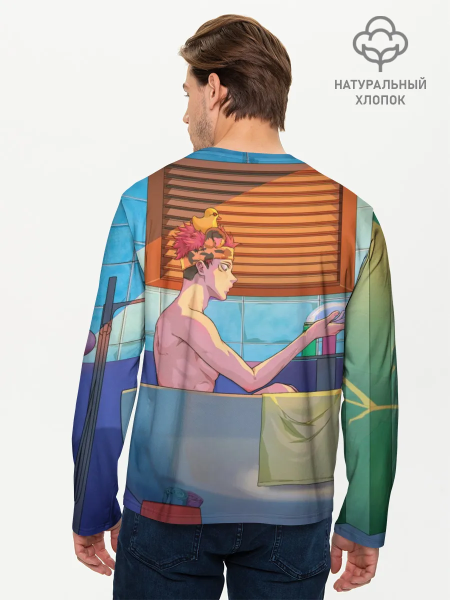 Мужской лонгслив базовый / Магическая Битва