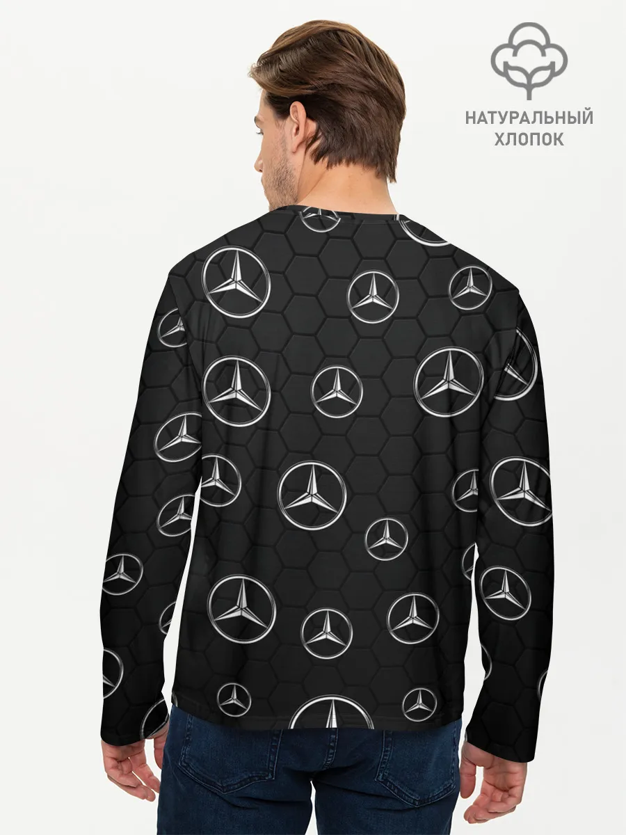 Мужской лонгслив базовый / BOSS MERCEDES-BENZ