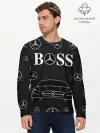 Мужской лонгслив базовый / BOSS MERCEDES-BENZ