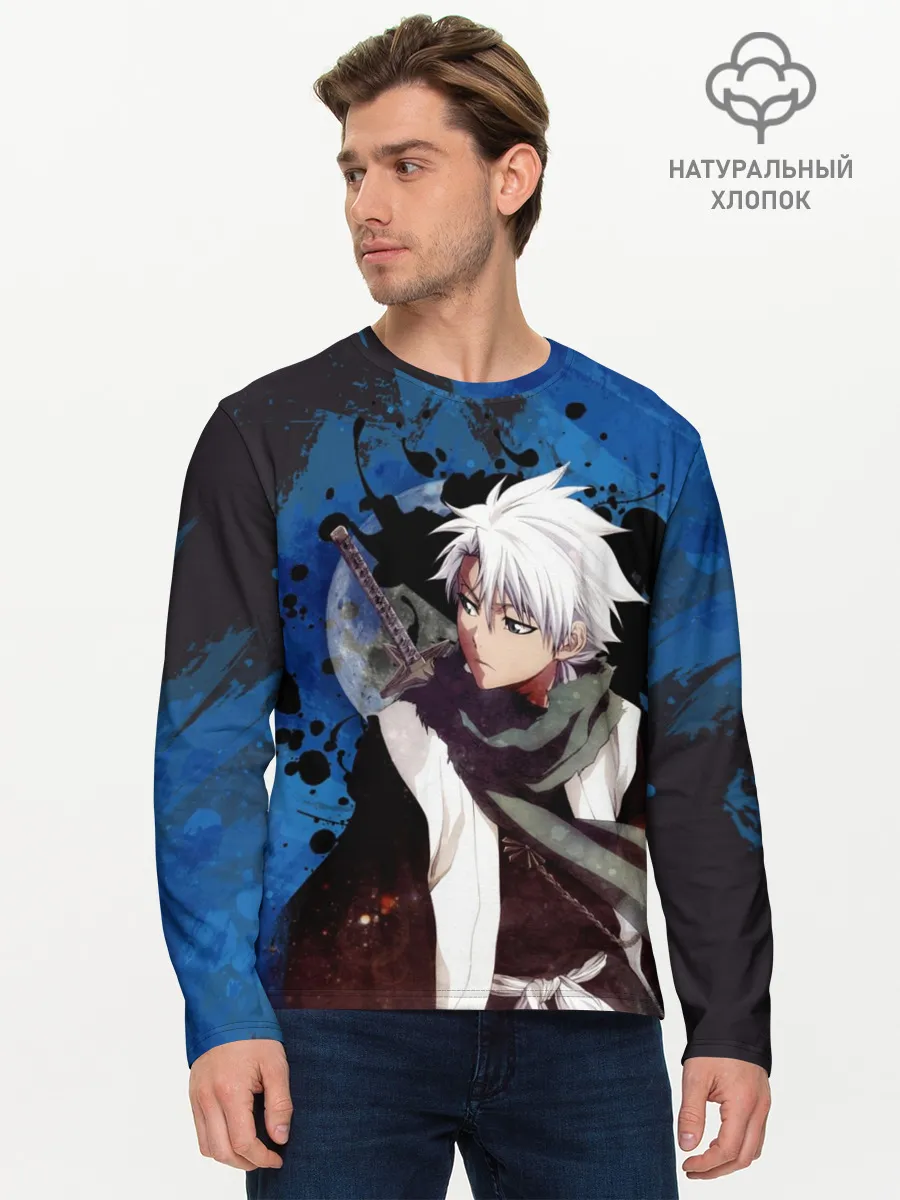 Мужской лонгслив базовый / Тосиро Хицугая. Блич