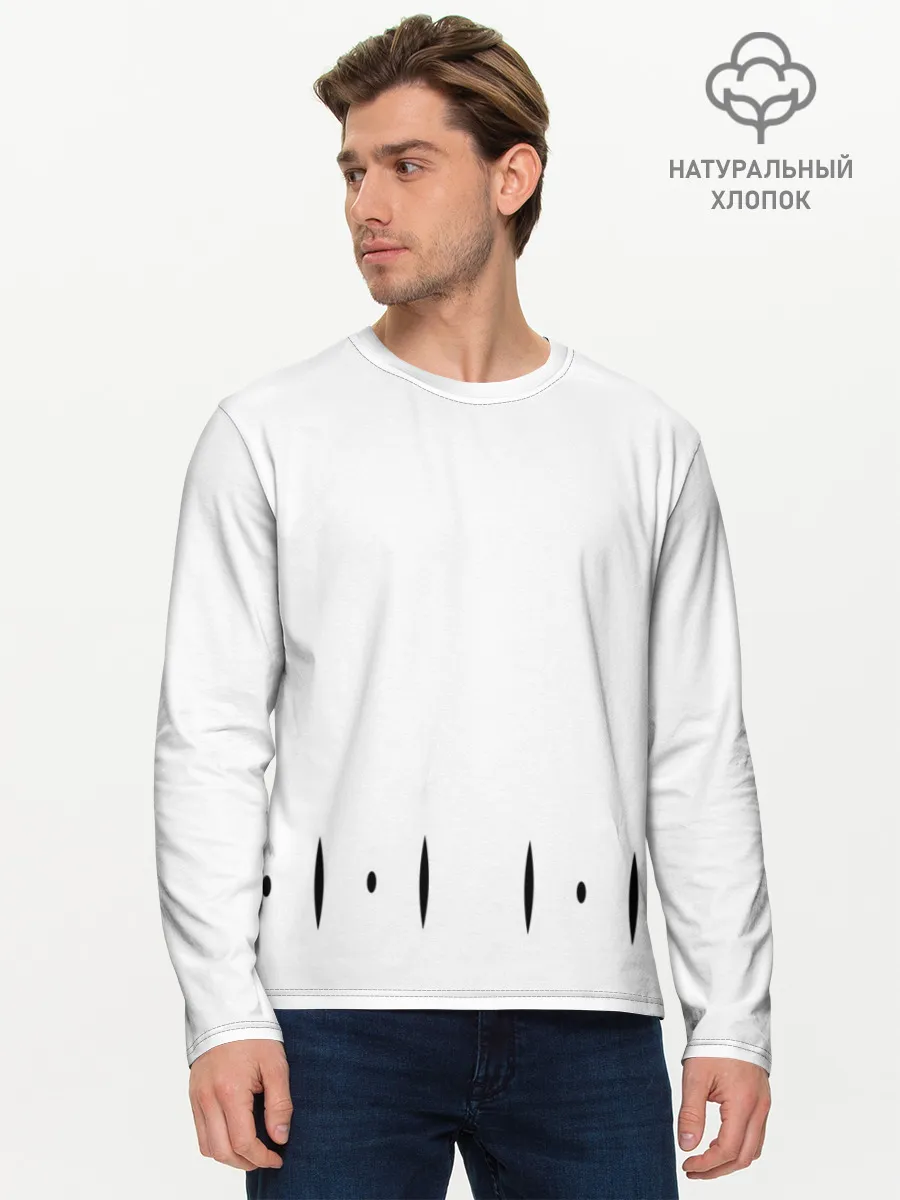 Мужской лонгслив базовый / ФОРМА КАПИТАНА ГОТЕЙ 13 СПИНА