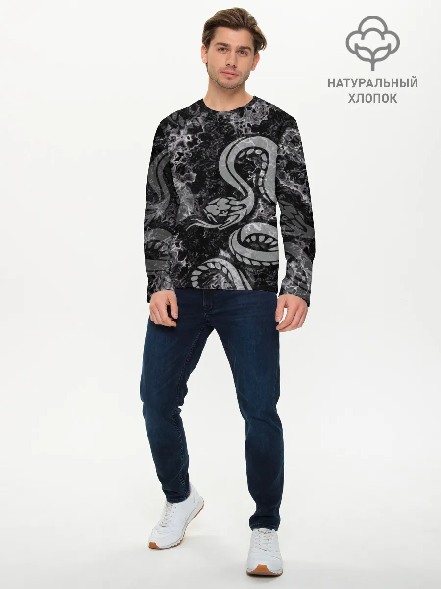 Мужской лонгслив базовый / COBRA RAGE