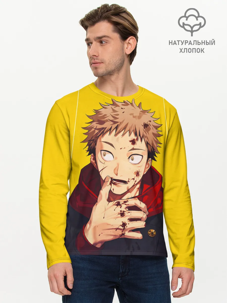 Мужской лонгслив базовый / Магическая битва | Jujutsu kai