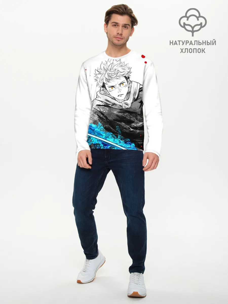 Мужской лонгслив базовый / Магическая битва | Jujutsu kai