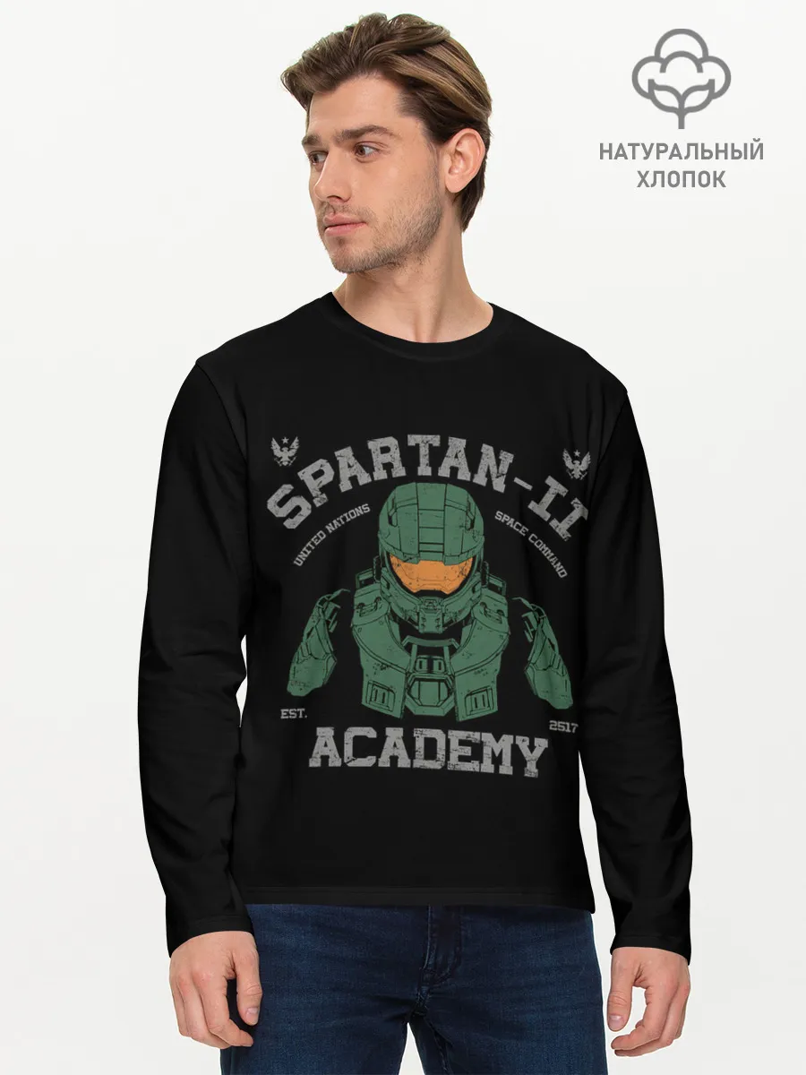 Мужской лонгслив базовый / Spartan - 2 Academy