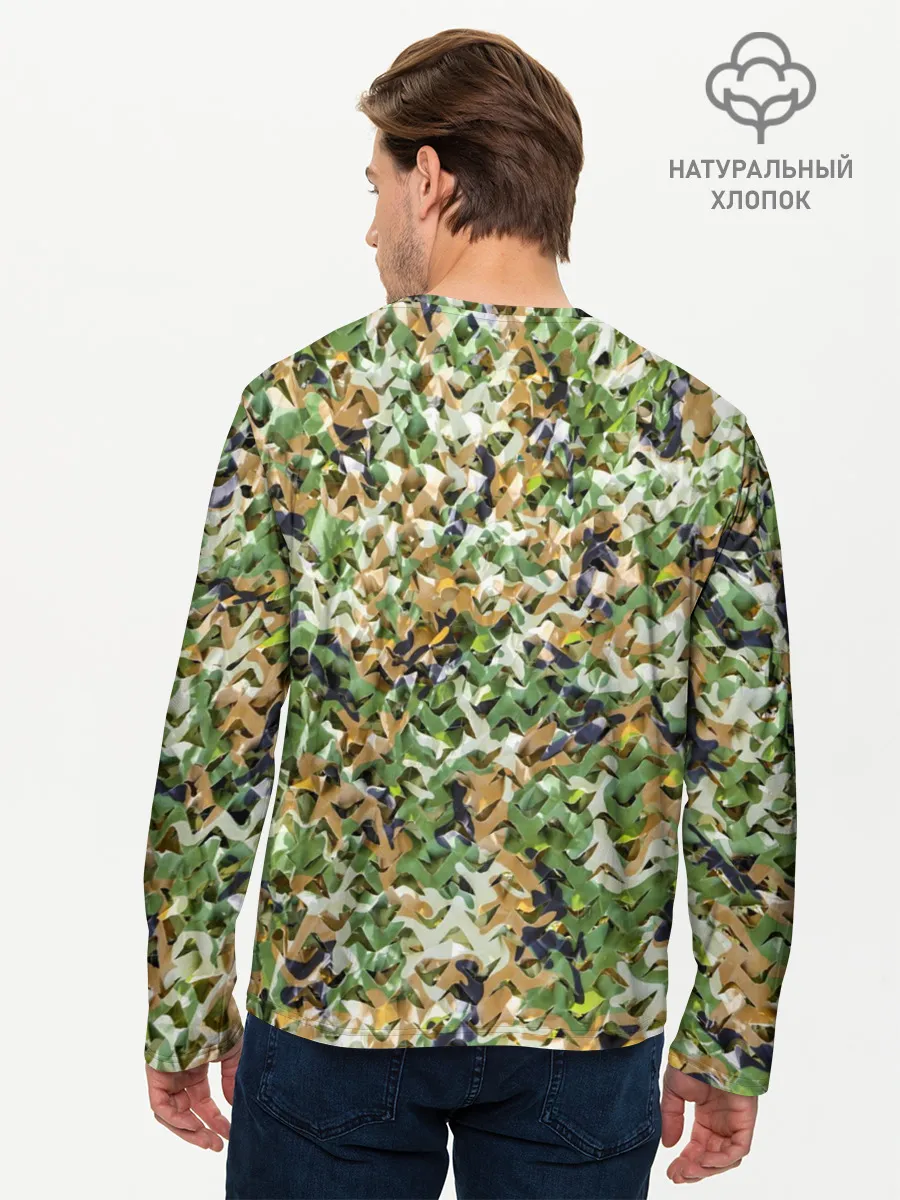 Мужской лонгслив базовый / ПЕЙНТБОЛ КАМУФЛЯЖ | PAINTBALL