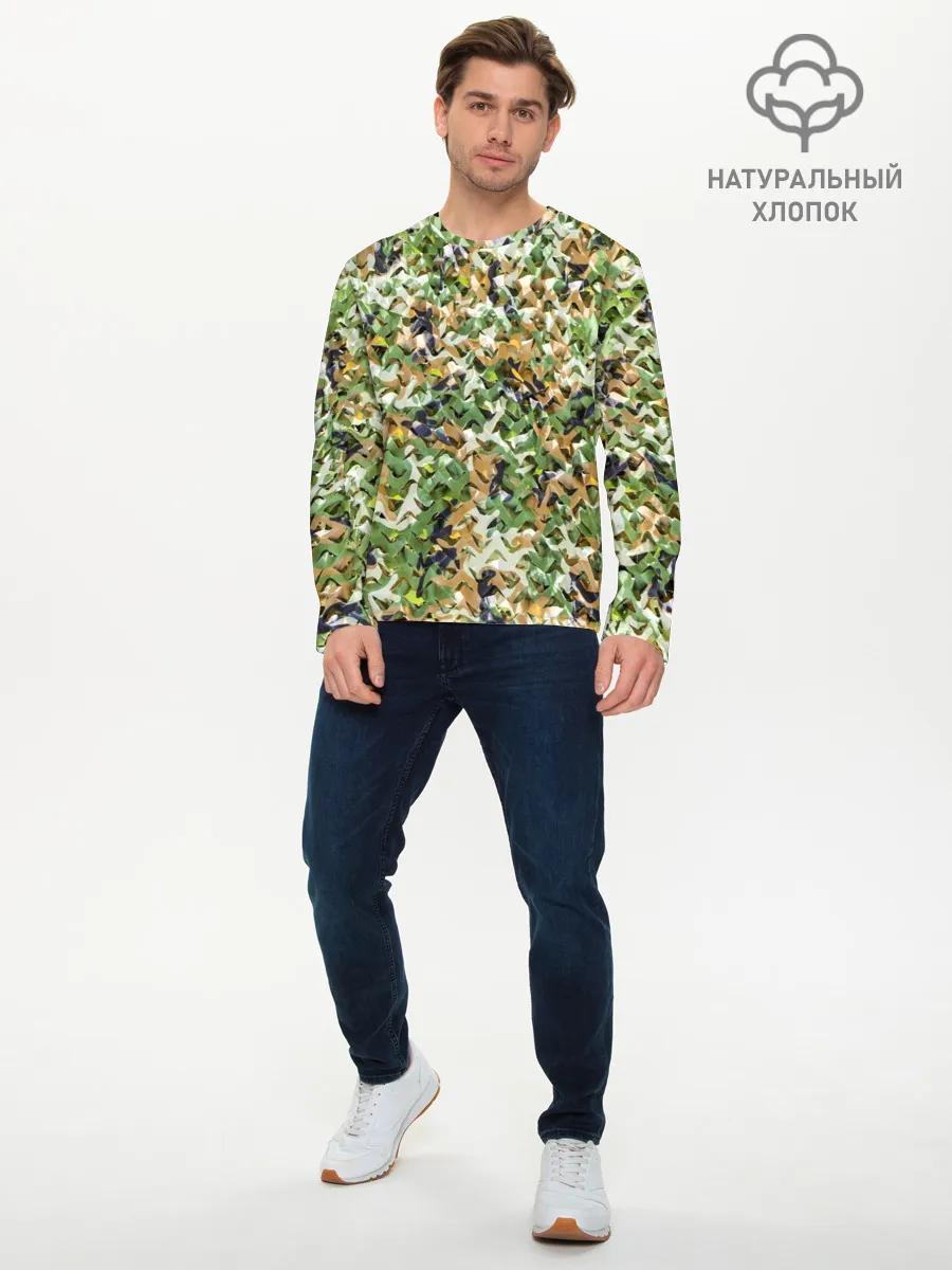 Мужской лонгслив базовый / ПЕЙНТБОЛ КАМУФЛЯЖ | PAINTBALL