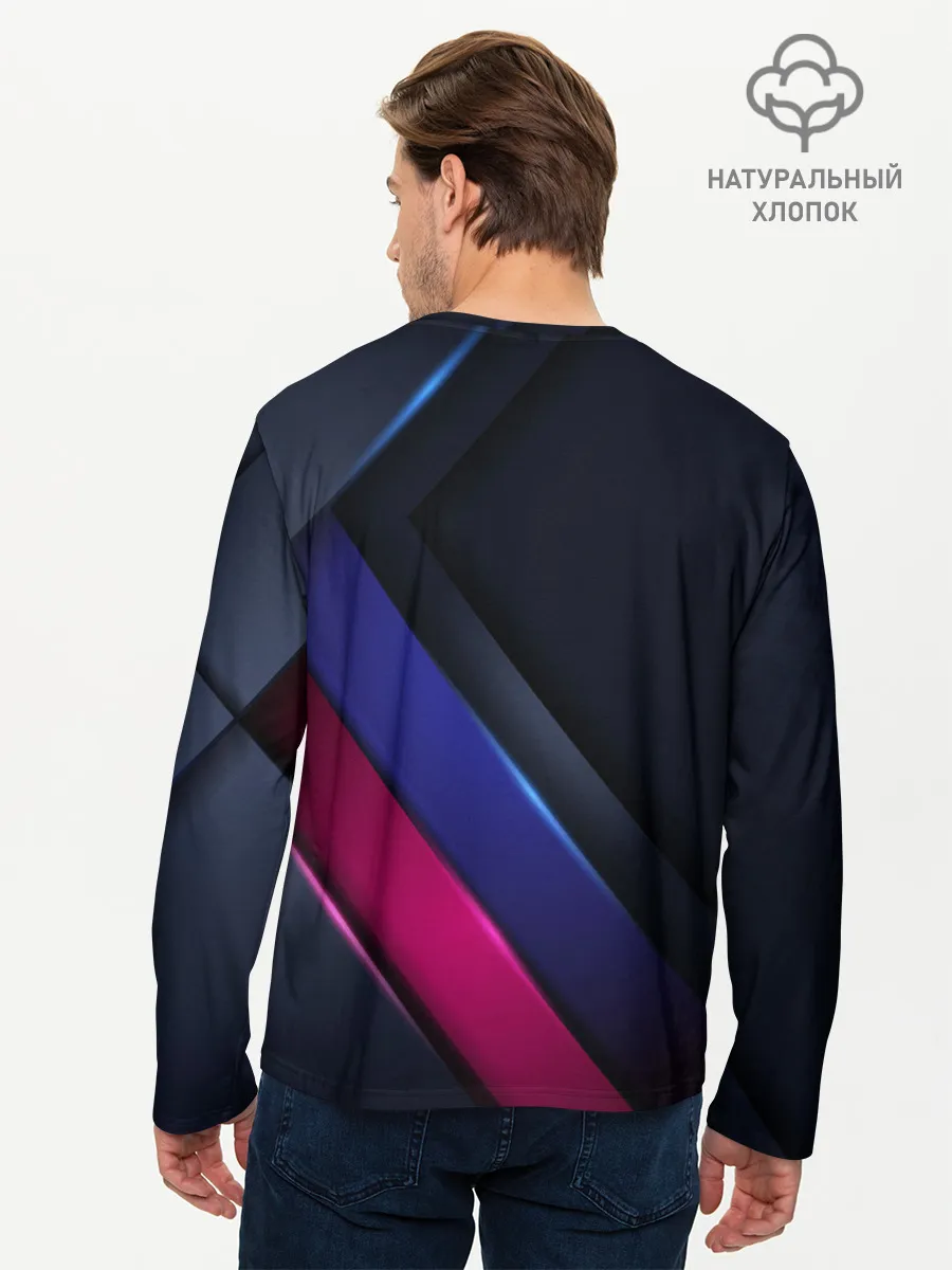 Мужской лонгслив базовый / Sport style 3d