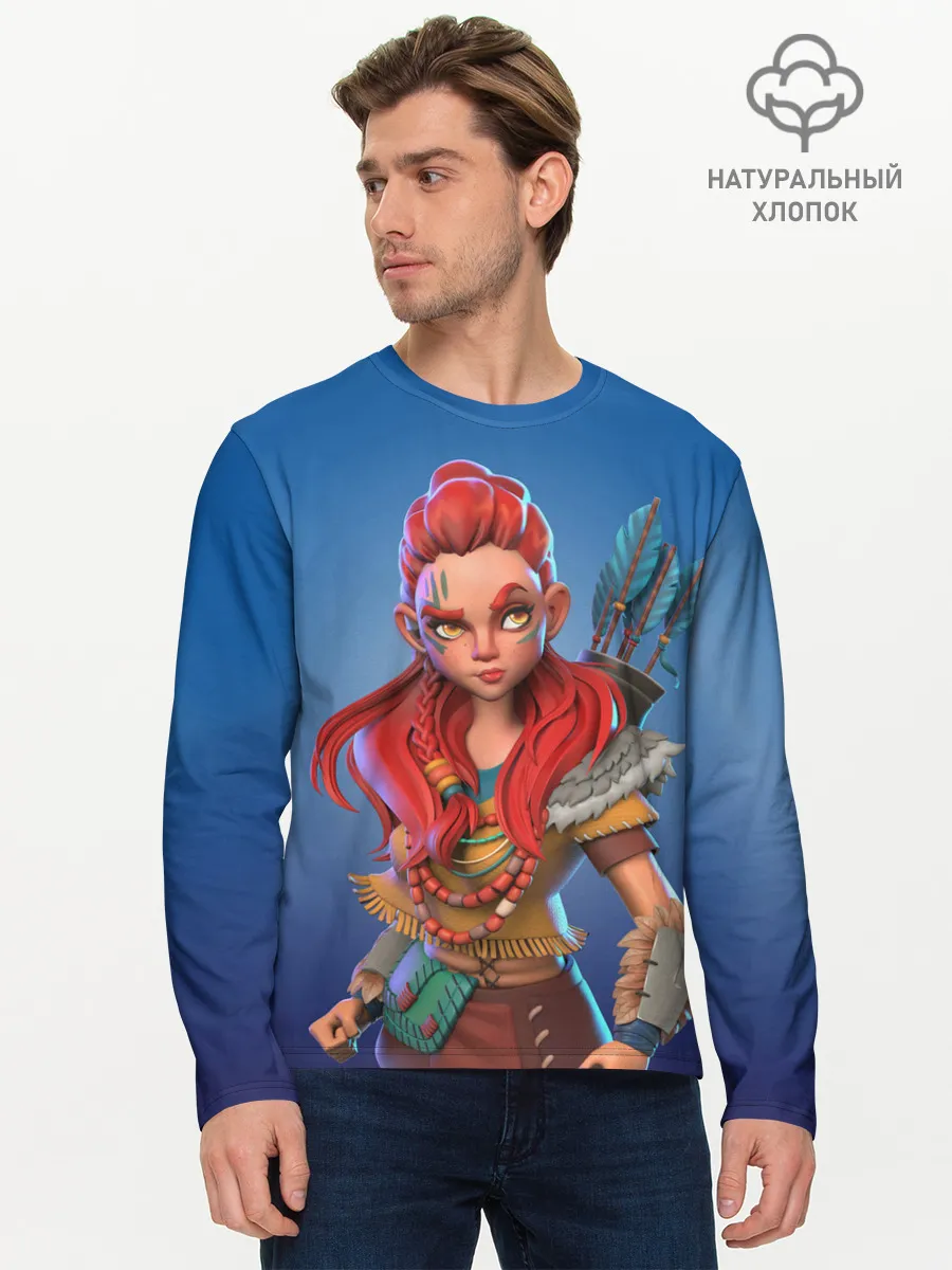 Мужской лонгслив базовый / Мульт Элой