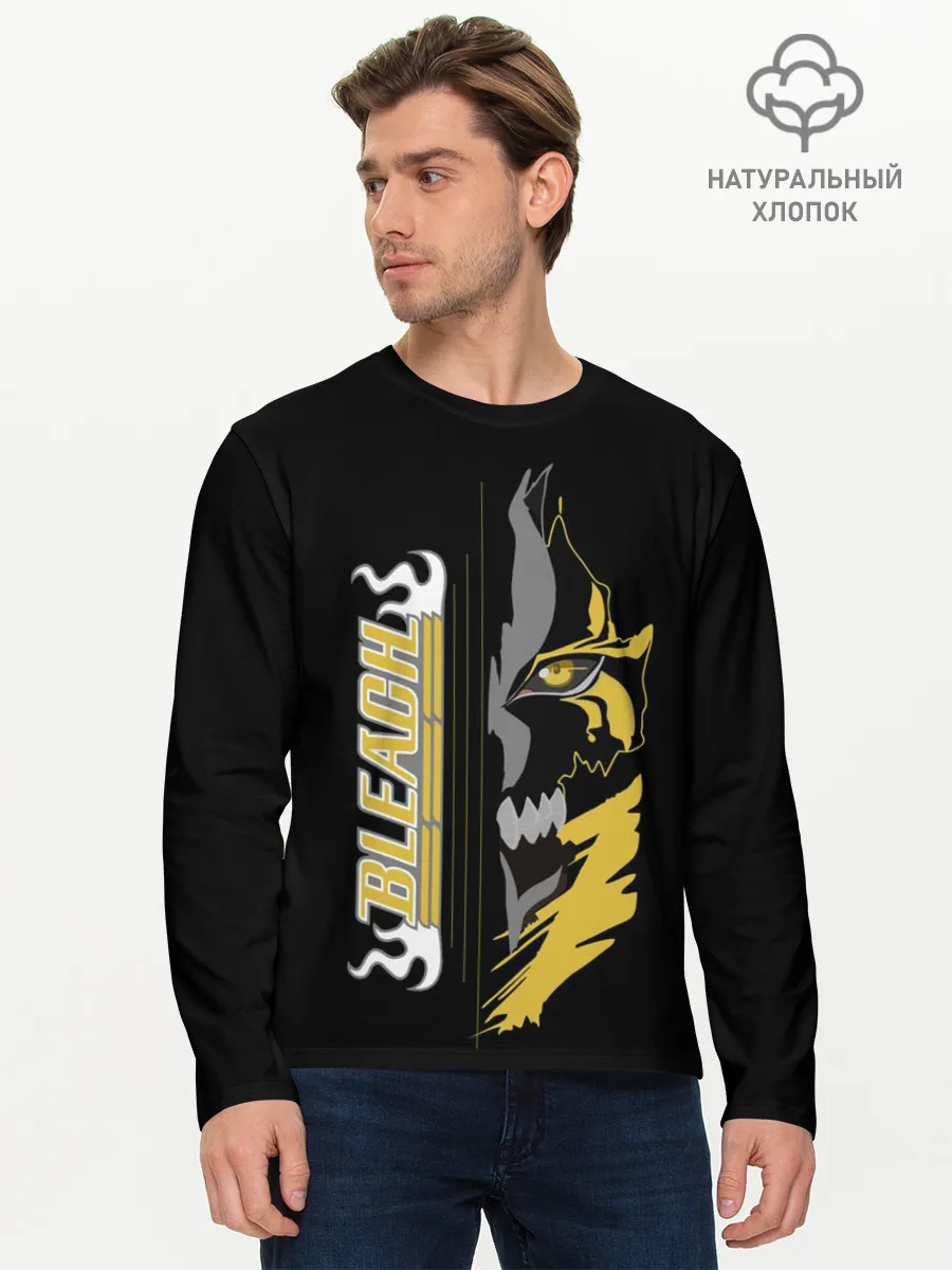 Мужской лонгслив базовый / Shinigami mask Bleach