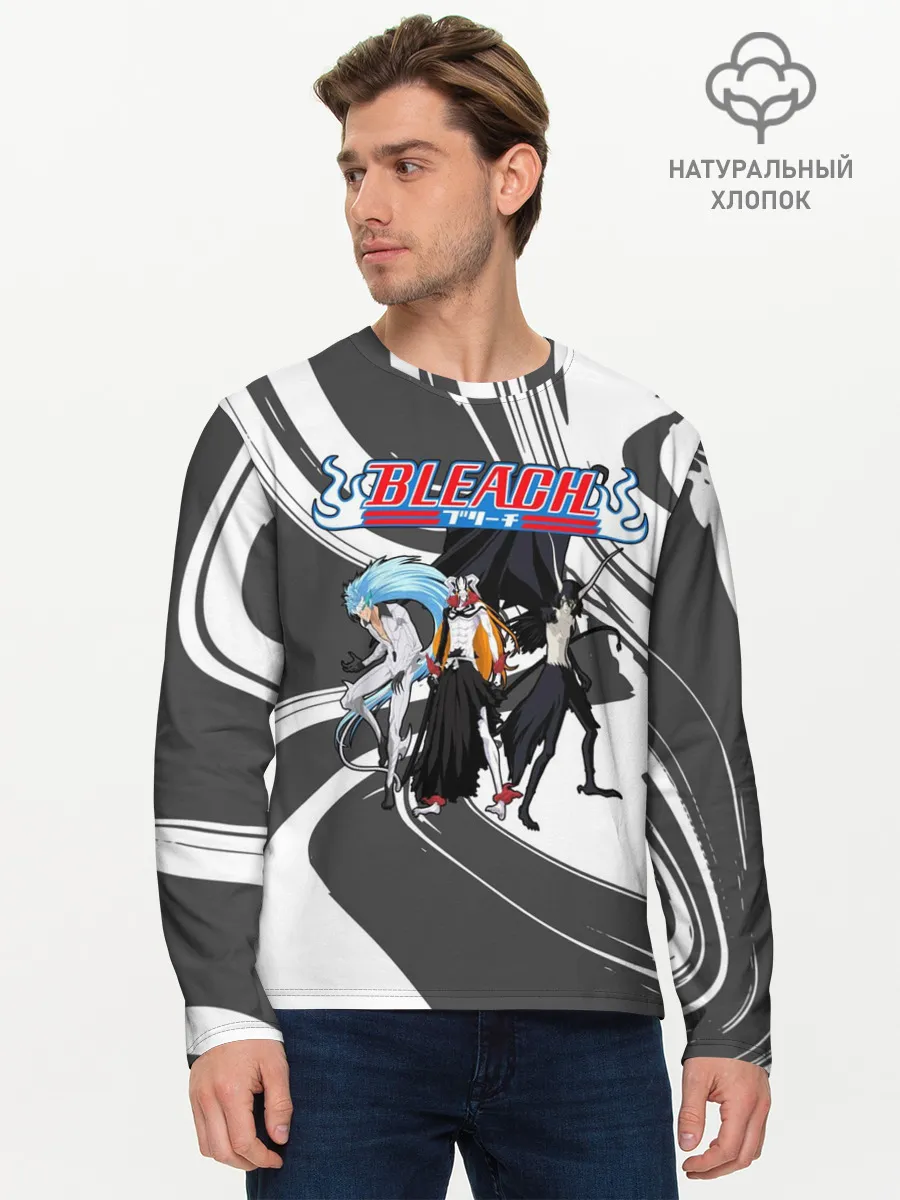 Мужской лонгслив базовый / Блич Манга