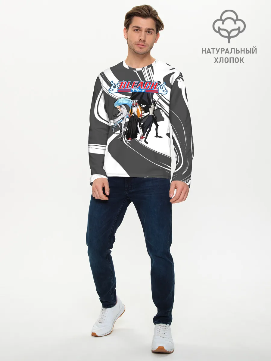 Мужской лонгслив базовый / Блич Манга
