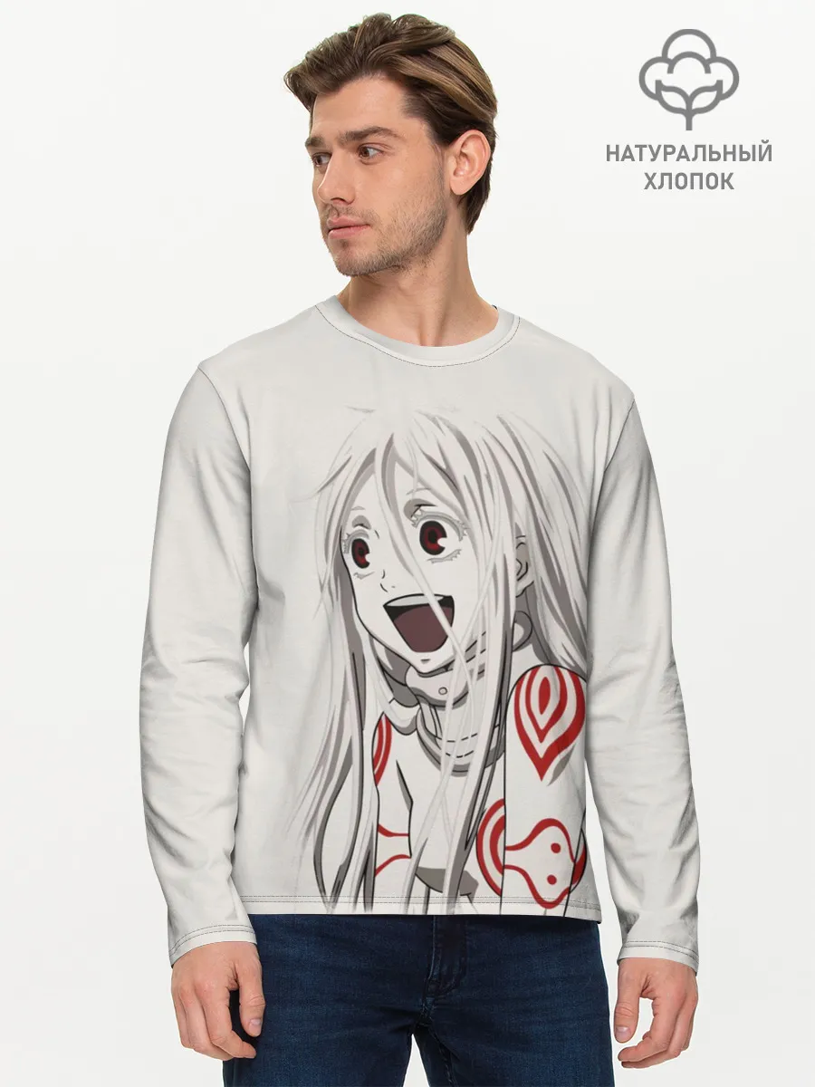 Мужской лонгслив базовый / Страна чудес ....