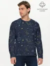 Мужской лонгслив базовый / Созвездия