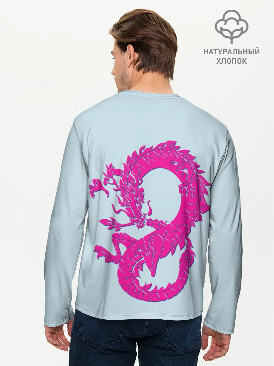 Мужской лонгслив базовый / Yakuza Dragon