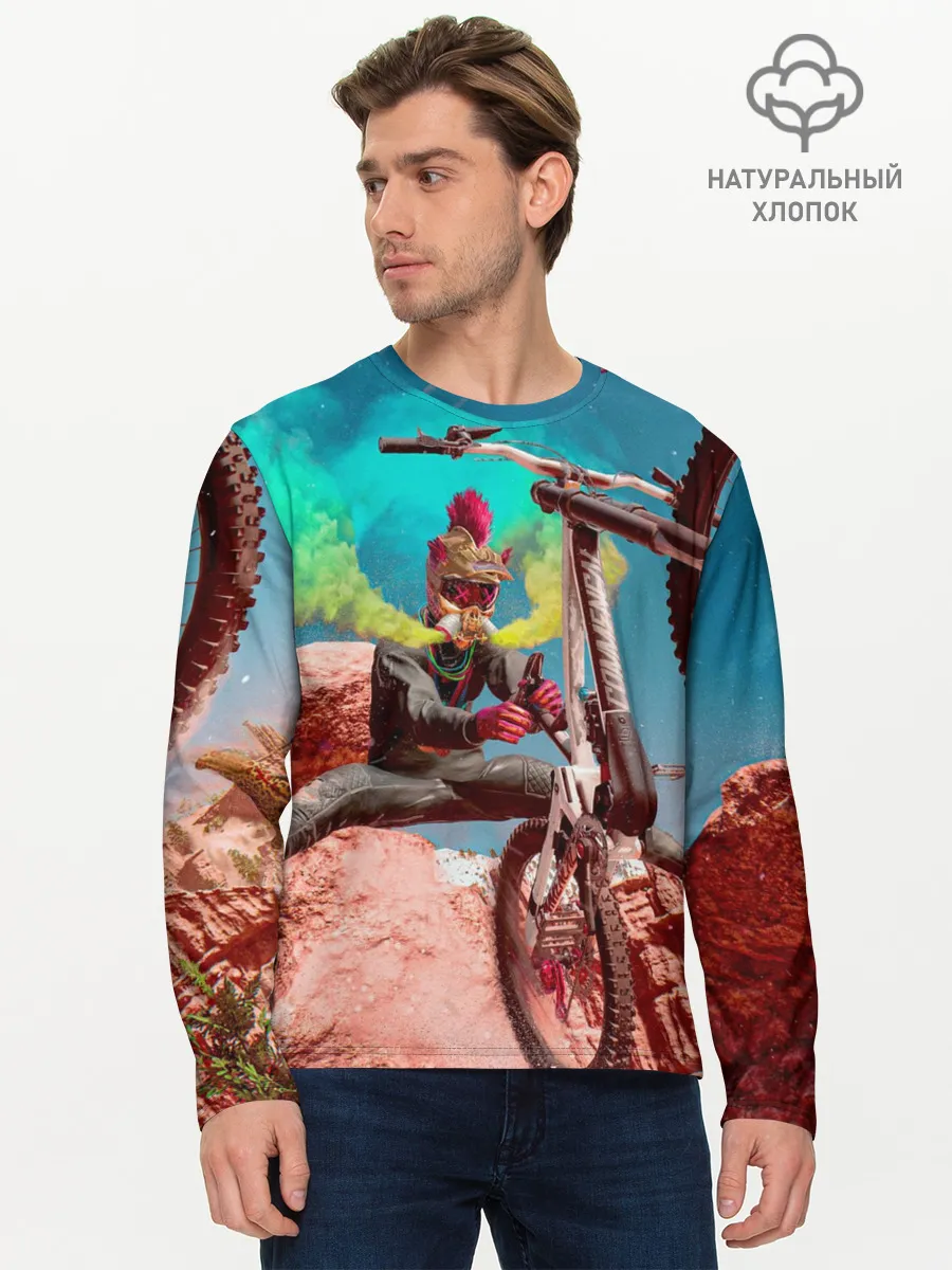 Мужской лонгслив базовый / Riders Republic