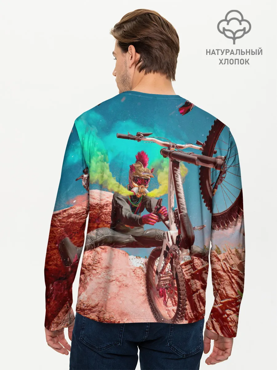 Мужской лонгслив базовый / Riders Republic