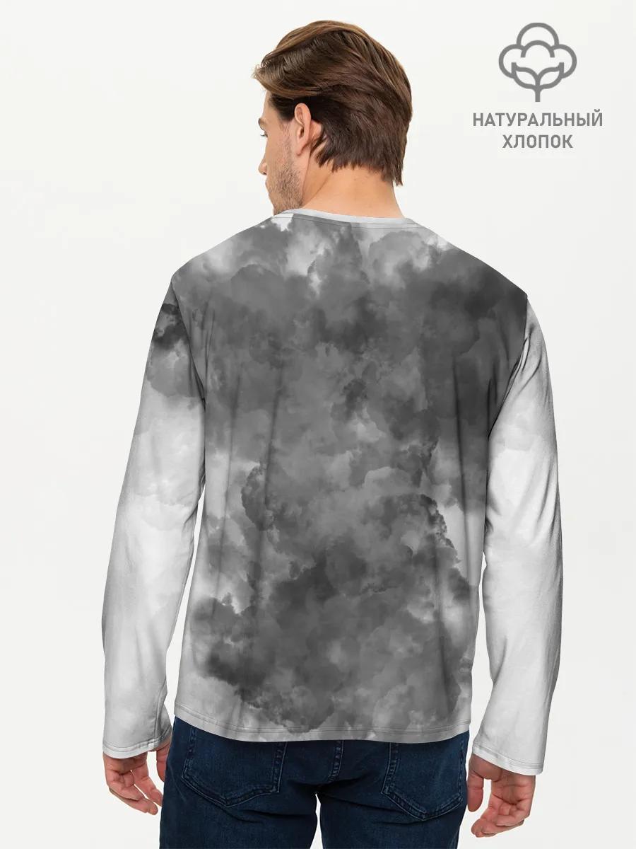 Мужской лонгслив базовый / НЕ БУДИ ЛИХО / ВЕЛЕС